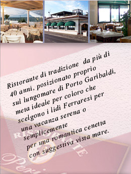 Ristorante Pericle Porto Garibaldi